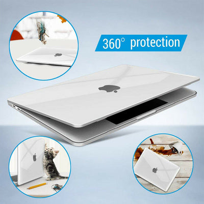 NEW 2020 MacBook Pro 13" A2338 M1 Clear Case + Keyboard Cover + Screen Protector