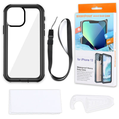 IP68 Waterproof FULL-Sealed Case Cover with Screen Protector for Apple iPhone 13