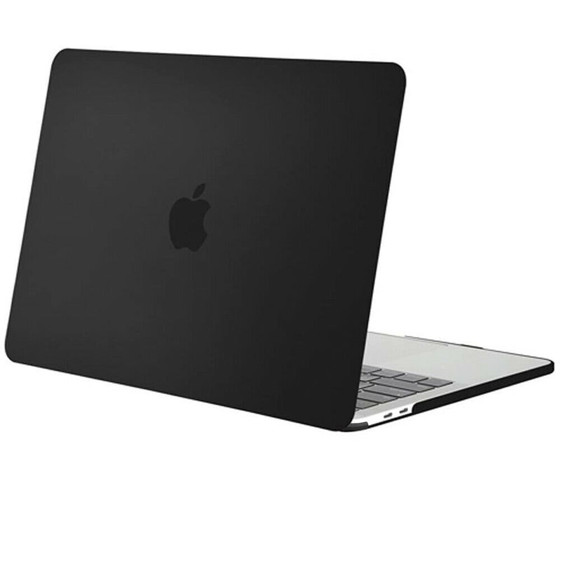 MacBook Pro 13" A2159 / A1989 Black Rubberized Hard Case+Keyboard Cover+HD Film