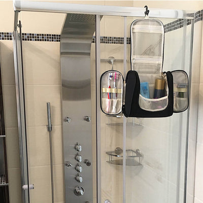 Travel Toiletry Bag Waterproof Bathroom Shower Bags with Hanging Hook Men Women