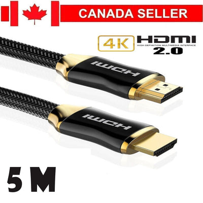 4K Premium Gold Plated HDMI To HDMI Cable Ultra HD Premium V2.0 5m