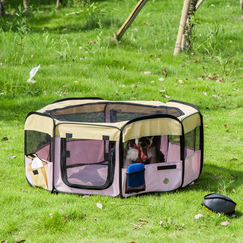 35.5" Pet Play Pen Playpen Dog Crate Puppy Cat Fence Foldable Kennel New