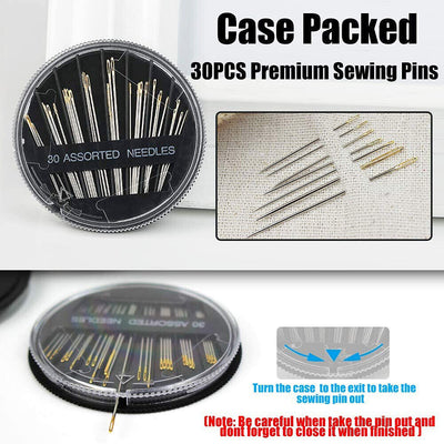 Sewing KIT Thread Spools Sewing Tool Kit with PU Case for Home,Travel,Emergency