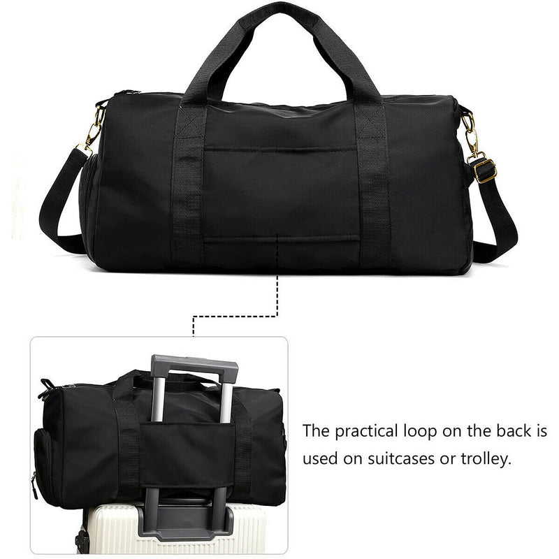 Men Gym Sports Duffle Bag with Large Capacity & Multi Compartment & Lightweight