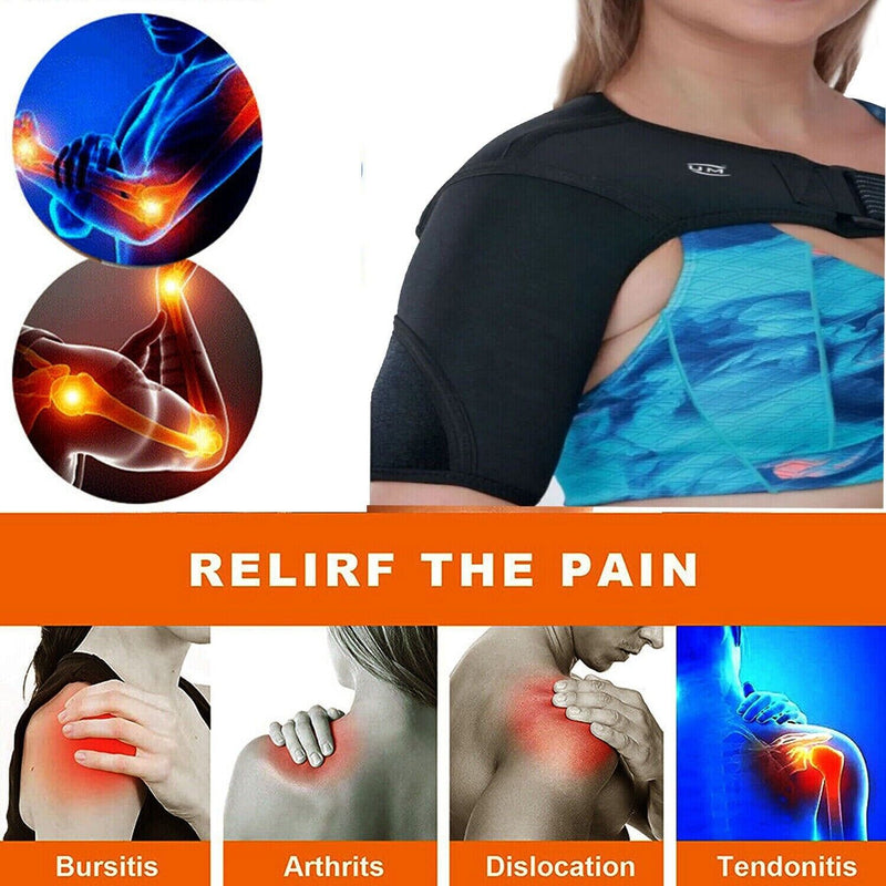 Shoulder Brace Support Compression Sleeve Torn Rotator Cuff AC Joint Pain Relief