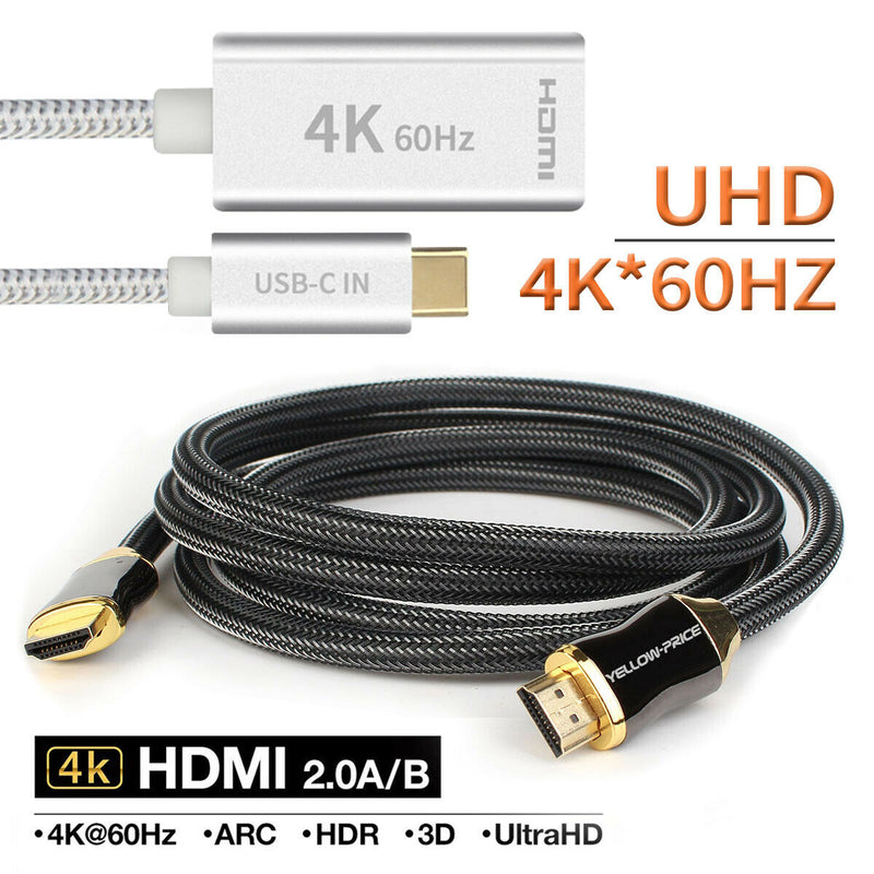 USB 3.1 Type-C to HDMI Female Adapter 4K HD For Samsung Galaxy Note10+ Note10 CA