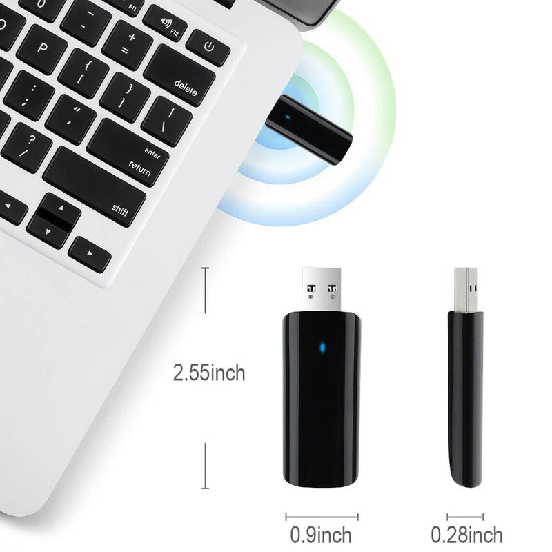 Ultra Fast & Stable 1300Mbps USB 3.0 WiFi Adapter 802.11 ac Dual Band 2.4/5.8GHz