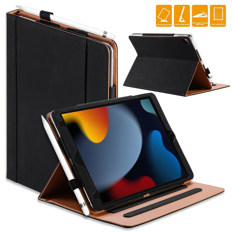 [Auto Wake/Sleep] Leather Stand Case for Apple iPad 10.2inch 9th / 8th / 7th Gen