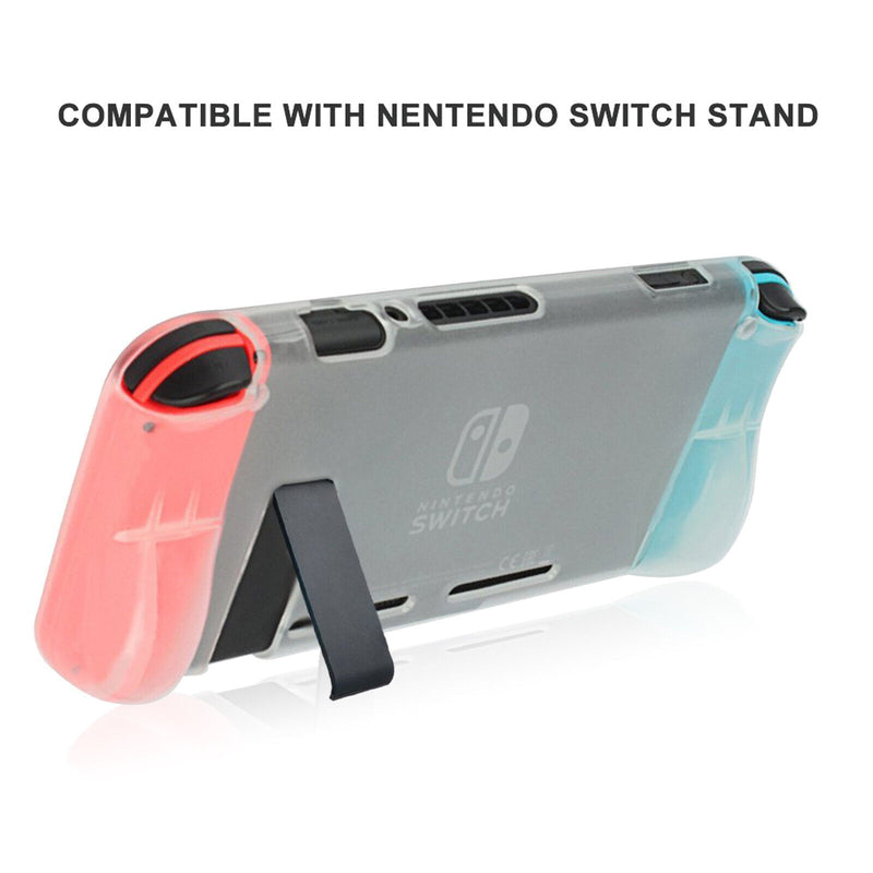 For Nintendo Switch Lite 2019 Soft TPU Case Anti-Scratch Protective Cover+Glass