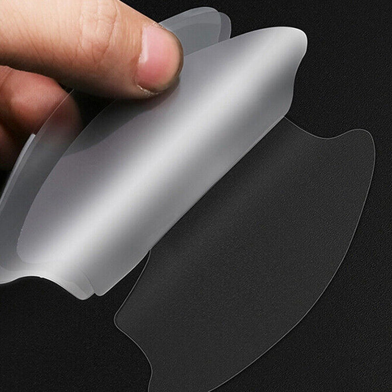 title" content="8pcs Black Car Door Handle Bowl Sticker Protector Anti Scratch Cover Accessories"