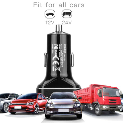 30W 8.4A 3-Port Car Charger Super Fast Charging for iPhone 11 Pro, Galaxy S20+