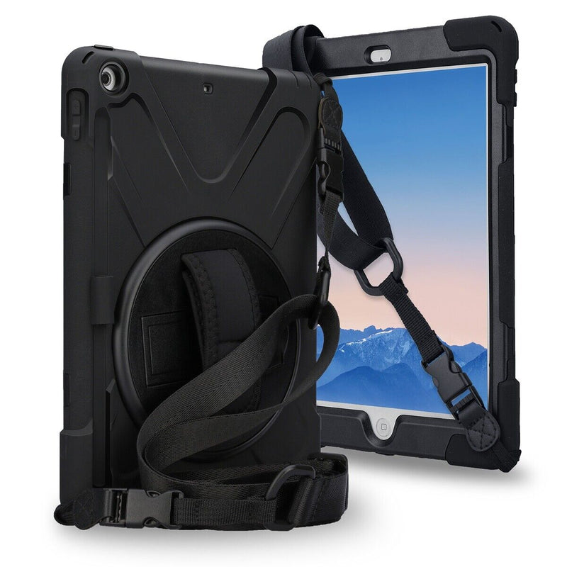 For iPad 7th 10.2, Air3, Pro 12.9" 2020 360 Heavy Duty Rugged Shockproof Case CA