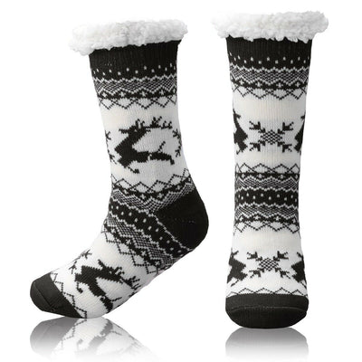 Unisex Winter Warm Thick Fleece Lining Thermal Socks Fuzzy Soft for Christmas CA