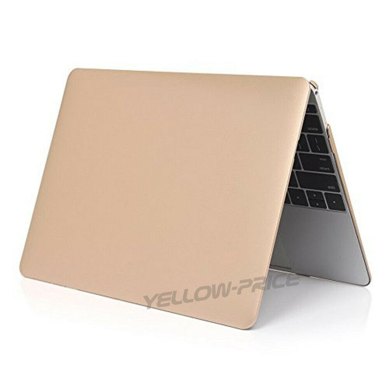 2015 MacBook Retina 12" A1534 Gold Hard Shell+ Keyboard Cover+ Screen Protector