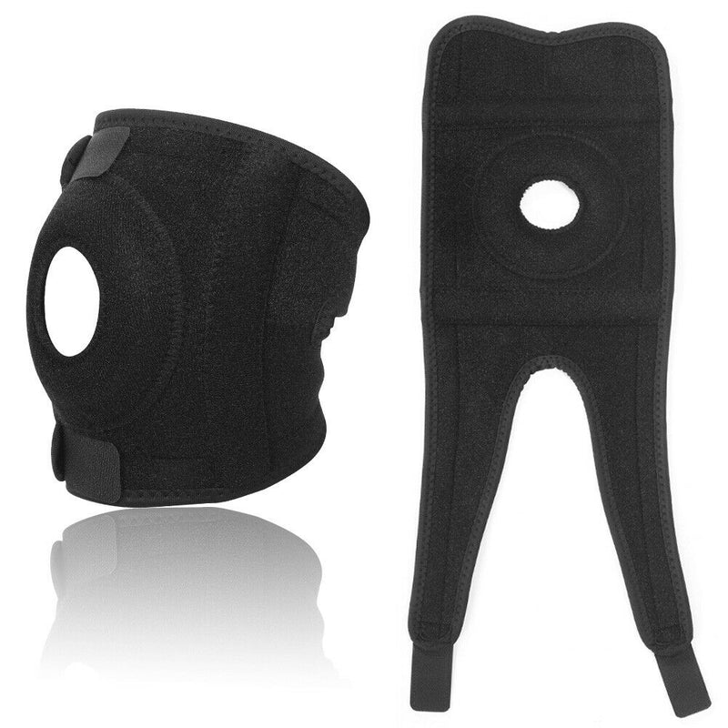 2 Strap Knee Brace Stabilizer Wrap Support Guard Patella Arthritis Adjustable