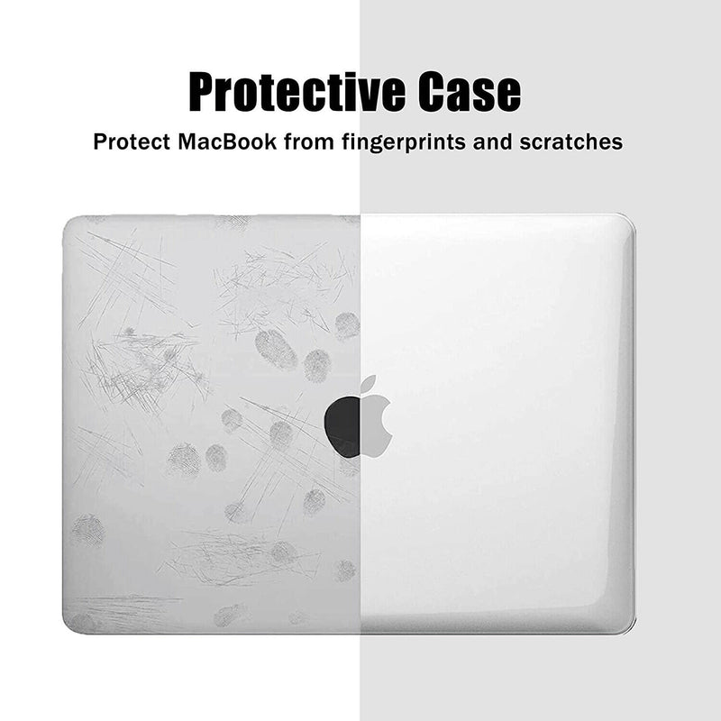 FOR MacBook Pro 14" A2442 M1 Pro/Max Slim Plastic Hard Shell Case, Crystal Clear