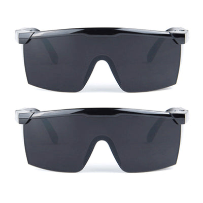 Work & Sports Safety Glasses EN166 CE Certified (Gray/Black Anti-Scratch & Fog)