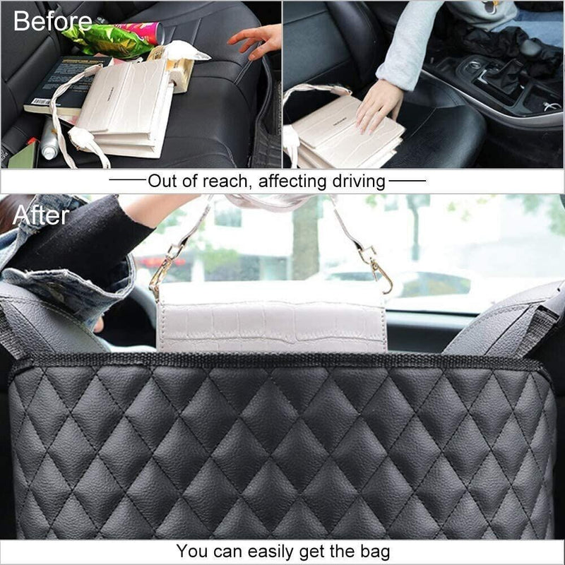 title" content="Car Pocket Handbag Holder Purse Hook For PU Leather Seat Back Organizer Holder"