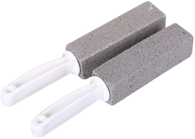 2pcs Water Toilet Bowl Natural Pumice Stone Cleaner Brush Wand Cleaning Brushes