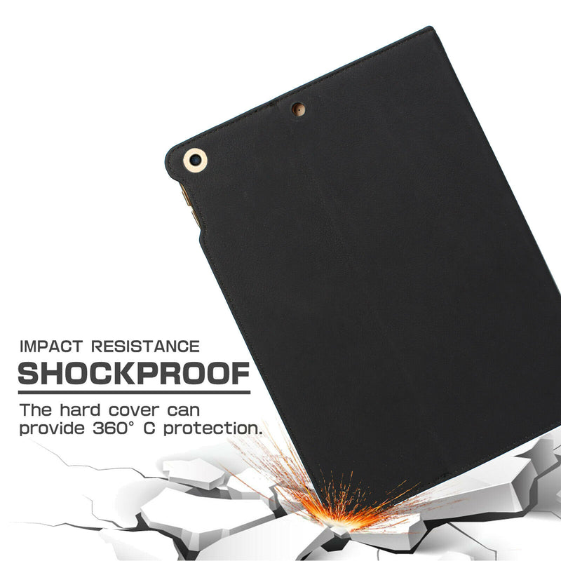 For iPad Pro 11" 1st/2nd/3rd, Air 4th 10.9" PU Leather Pocket Folio Smart Case