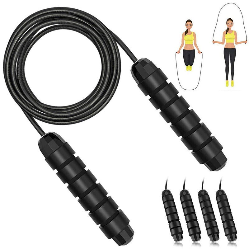 Aerobic Exercise Boxing Skipping Jump Rope Adjustable Bearing Speed Fitness CA