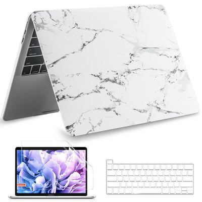 3 IN 1 Rubberized Shell+KB Cover+LCD Film for MacBook 13" A2338 M1, A2289, A2251