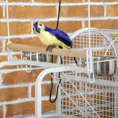 64&quot; Parrot Cage Bird Cages for Cockatiel Budgie Lovebird Parrotlet W/ Stand