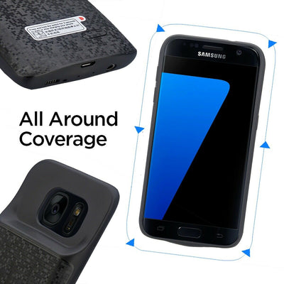 Samsung Galaxy S7 / S7 Edge Slim & Light Rechargeable Extended Charging Case CA