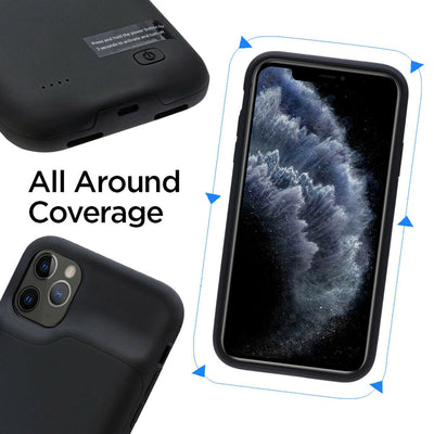 For iPhone 12 / 12 Pro / 12 Pro Max / 12 Mini Rechargeable Battery Charging Case