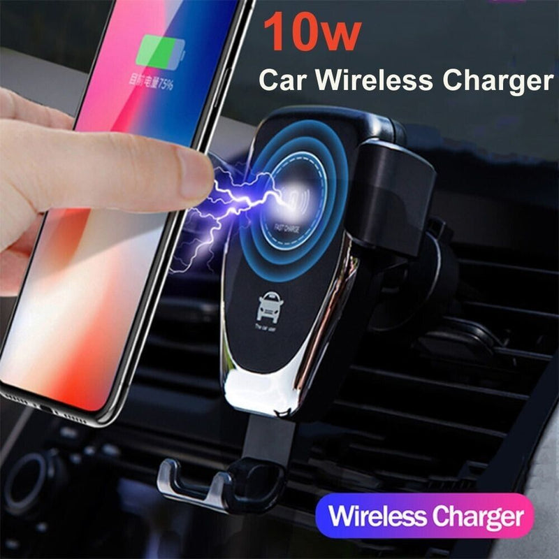 CA Car Phone Holder Wireless Charger 10W Auto-sensing Infrared dashboard