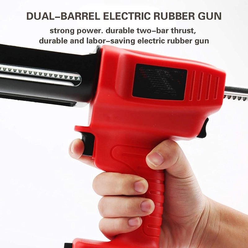 21V electric cordless caulking gun powered by lithium battery and rechargeable