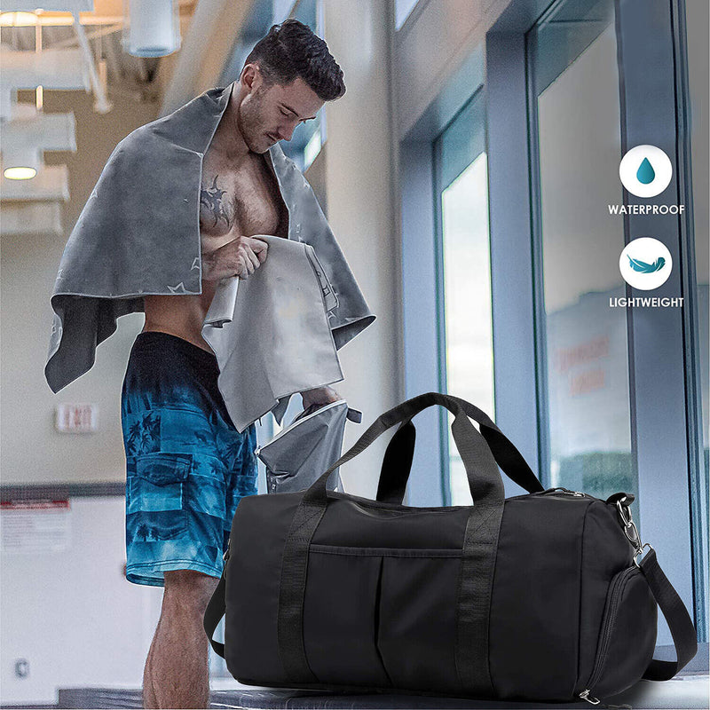 Men Gym Sports Duffle Bag with Large Capacity & Multi Compartment & Lightweight