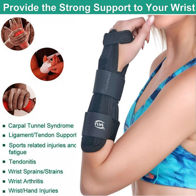 Wrist Support Brace Splint Compression Sleeve Arthritis Carpal Tunnel Hand Sport