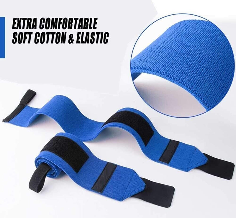 1Pair Power Lifting Wrist Supports Assist Straps Grip Strength Weightlifting Gym