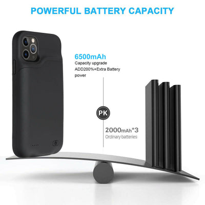 [5200mAh] Ultra-Slim Portable Battery Case for iPhone Xs / X (5.8 inch) - Black