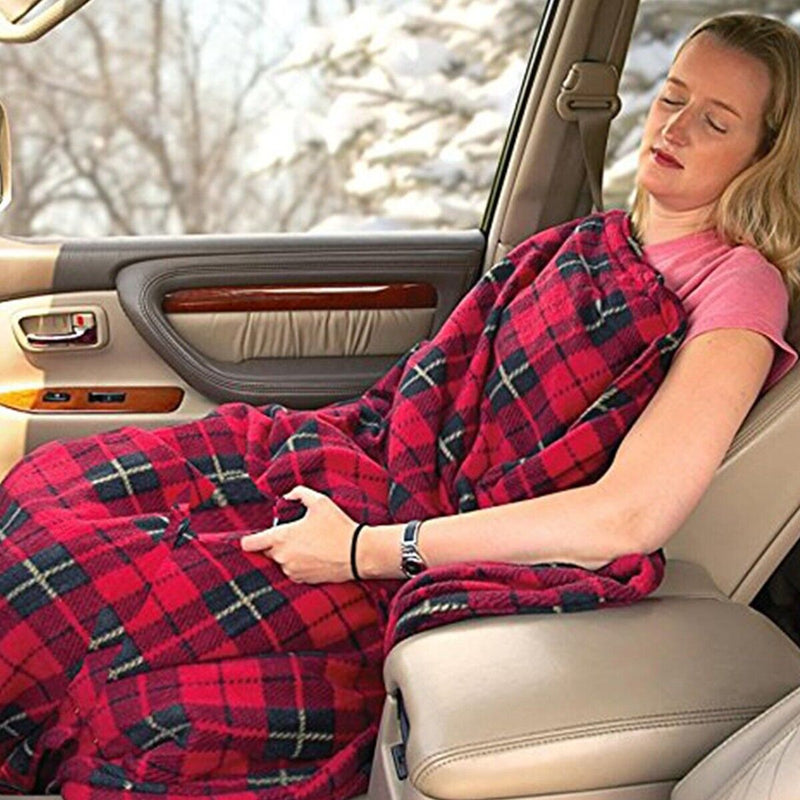 12V Heated Smart Multifunctional Travel Electric Blanket for Car,Truck,Boats,RV