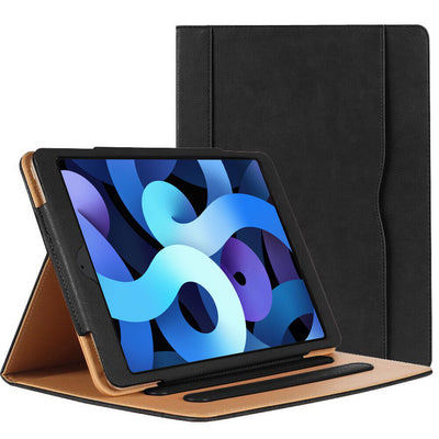 iPad Air 4th 10.9" 2020 Leather Stand Case Cover With [Multiple Viewing Angles]