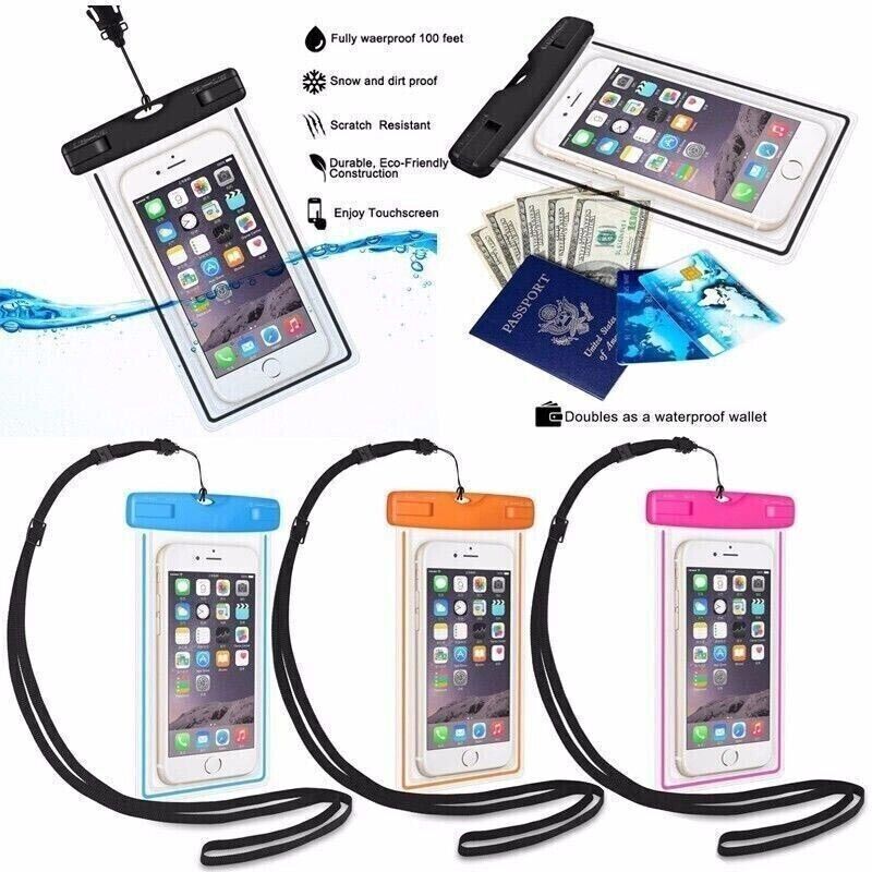 Underwater Pouch Waterproof Bag Dry Case Cover For Samsung  Cell Phone