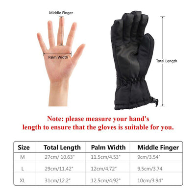 -30℉ Winter Thermal Warm Gloves for Skiing, Snowboarding, Cycling, Climbing CA