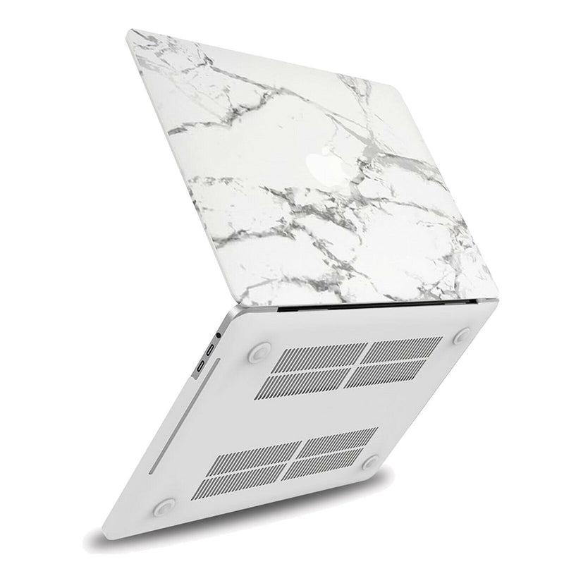 MacBook Pro 13" A2289/A2251/A2159/A1989/A1706 Plastic Hard Shell (White Marble)