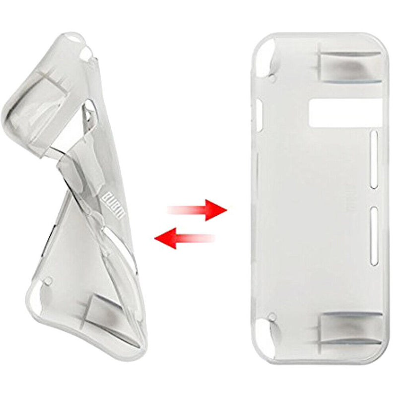 3 IN 1 Bundle Clear Case&HD Glass Film&6x Caps for Nintendo Swich / Switch Lite