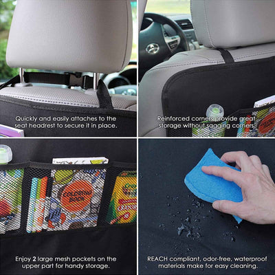 Car Seat Back Cover Protector Kick Clean Mat Pad Anti Stepped Dirty for Kids TOP