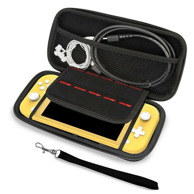 Accessory Kit for Nintendo Switch Lite - Portable Carry Case & TPU Case & Glass