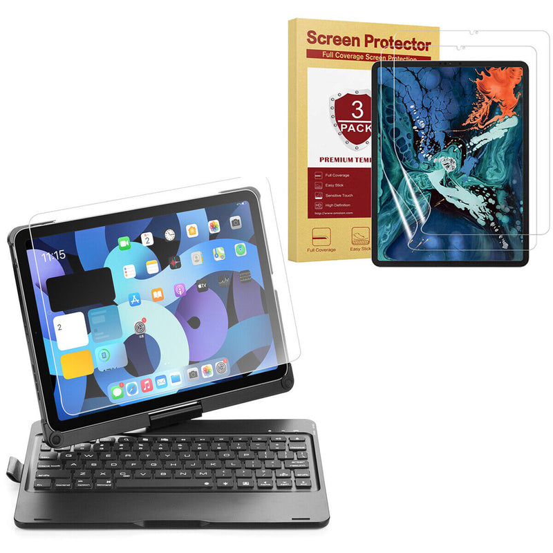 iPad Air 4th 10.9/ Pro 11 2020 Wireless Bluetooth Keyboard Case+Screen Protector