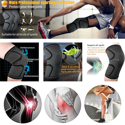 Knee Support Brace Compression Sleeve for Joint Pain, Arthritis, Meniscus Tear