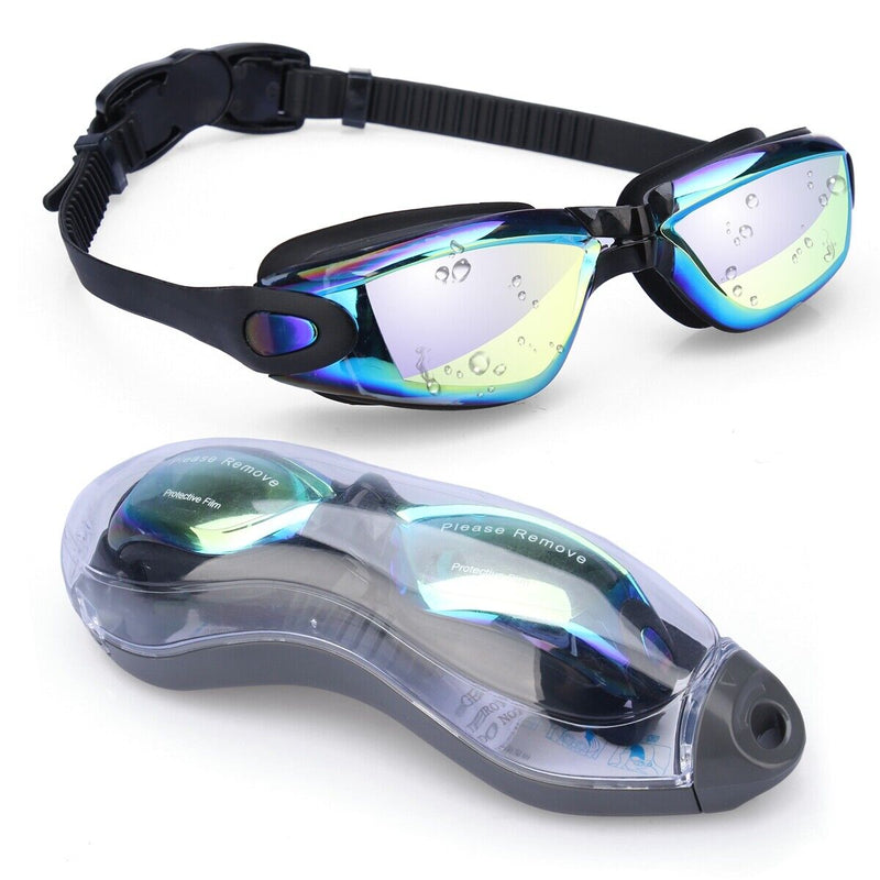 Swimming Triathlon Goggles Anti Fog & UV Protection for Adult Men Women Youth CA