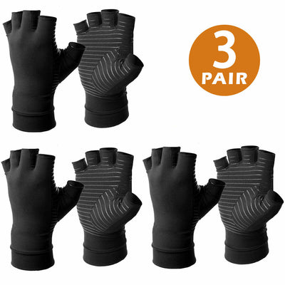 Medical Grade Quality Copper Infused Arthritis Compression Gloves for Men/Women