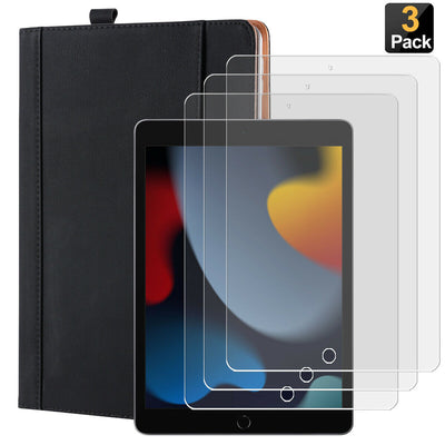 [Auto Wake/Sleep] Leather Stand Case for Apple iPad 10.2inch 9th / 8th / 7th Gen