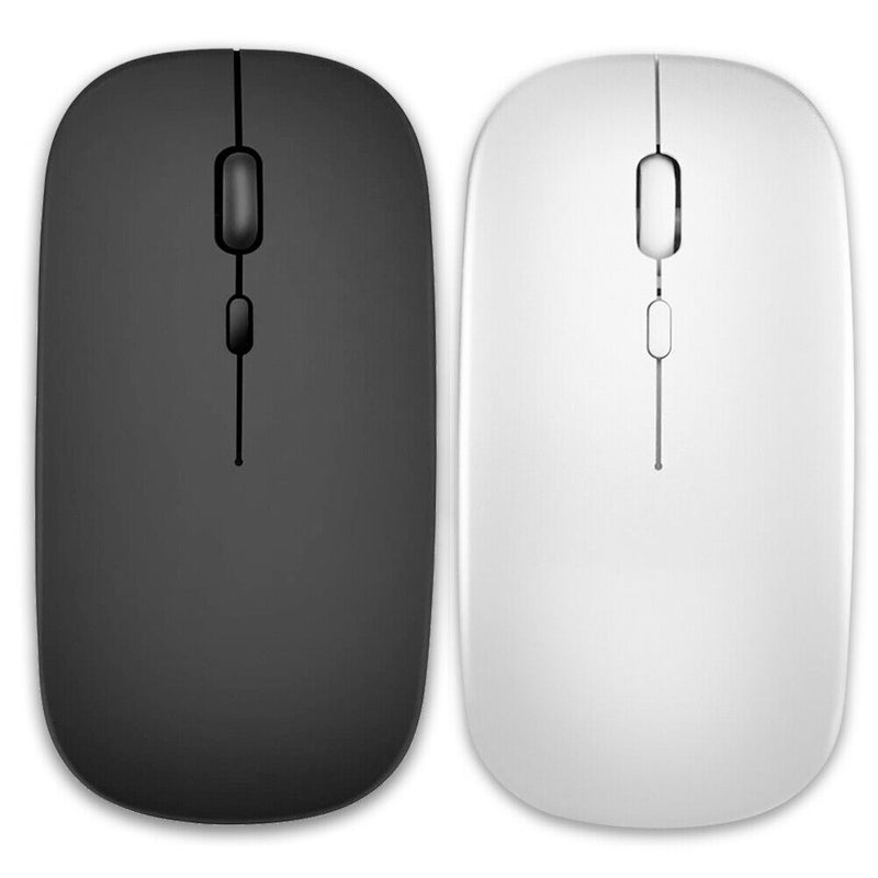 1600DPI Quiet Click Wireless Mouse, Bluetooth 5.0 / 2.4 GHz w/ USB Mini-Receiver