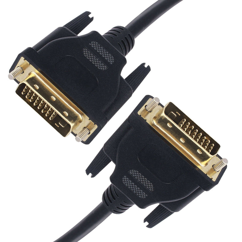 DVI to DVI Cable Male DVI-D for LCD Monitor Computer PC Projector DVD Cord Lead